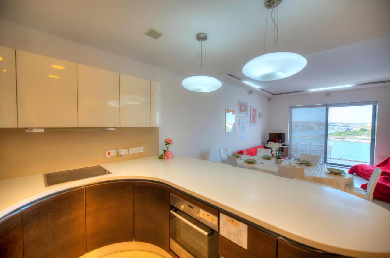 Bright And Spacious 3 Bedroom Apartment With Breathtaking Views - Goslm-5 Sliema Eksteriør bilde